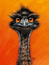 Emu with Attitude – Canvas Print