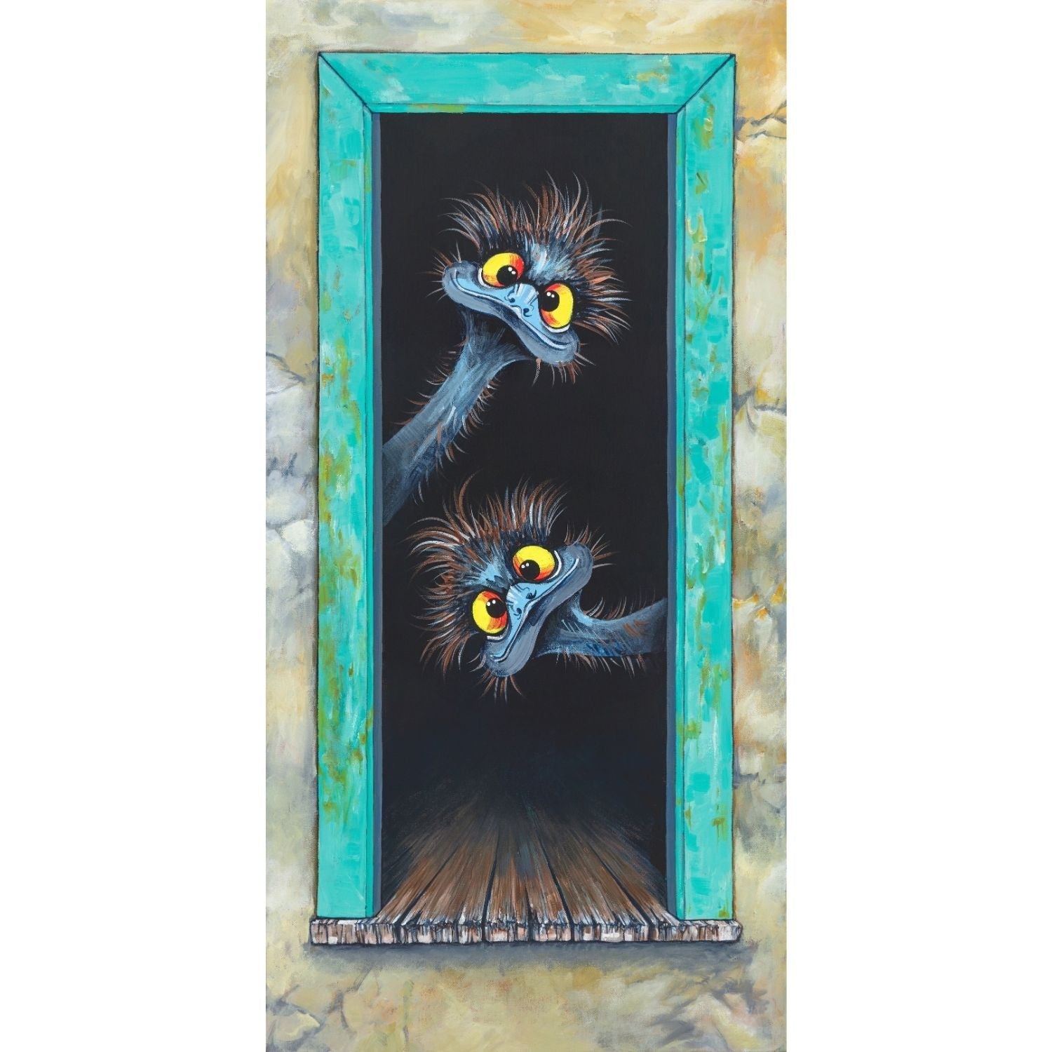 Welcome – Original Artwork - Stunned Emu Designs by Wendy Binks