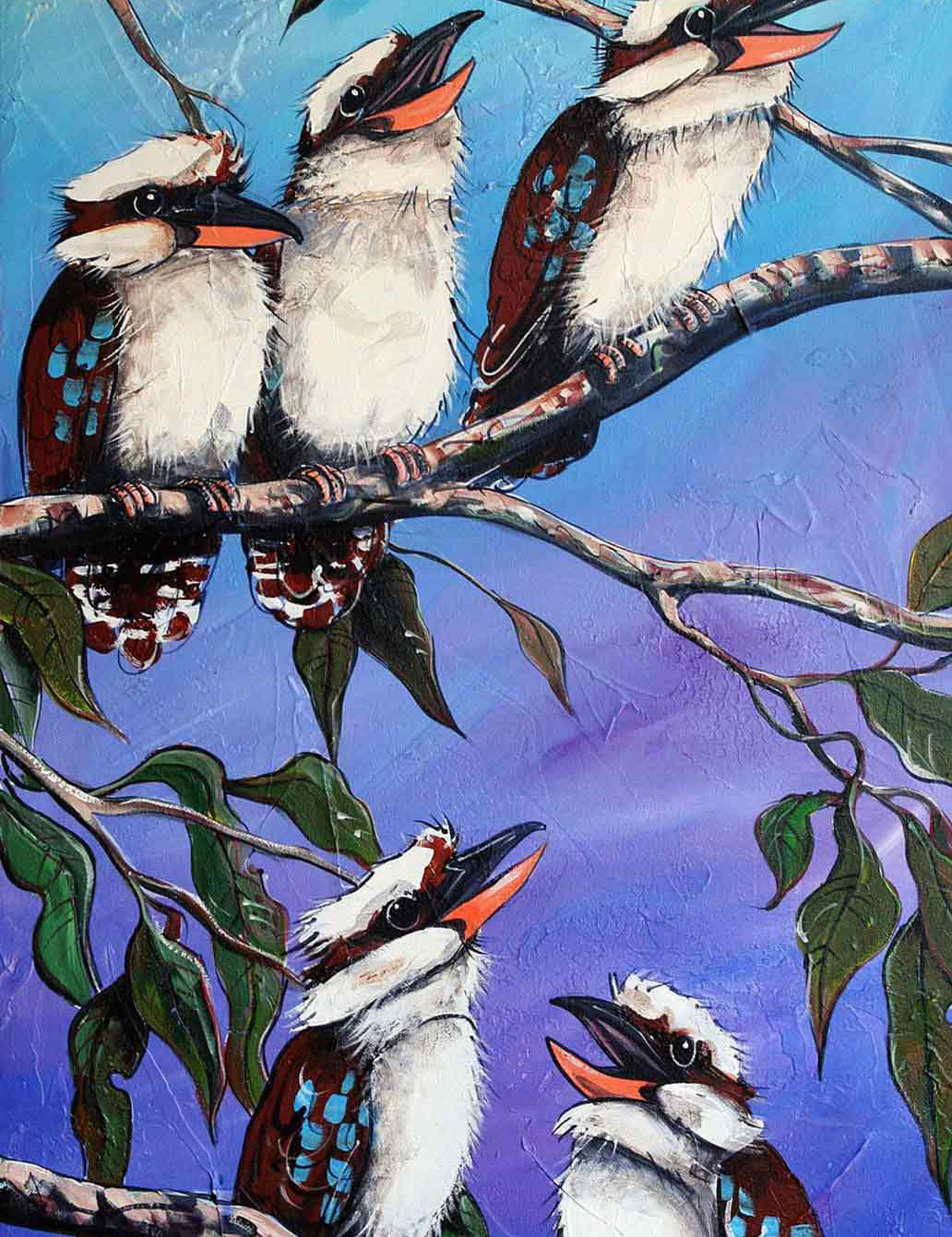 What a Laugh – Canvas Print - Stunned Emu Designs by Wendy Binks
