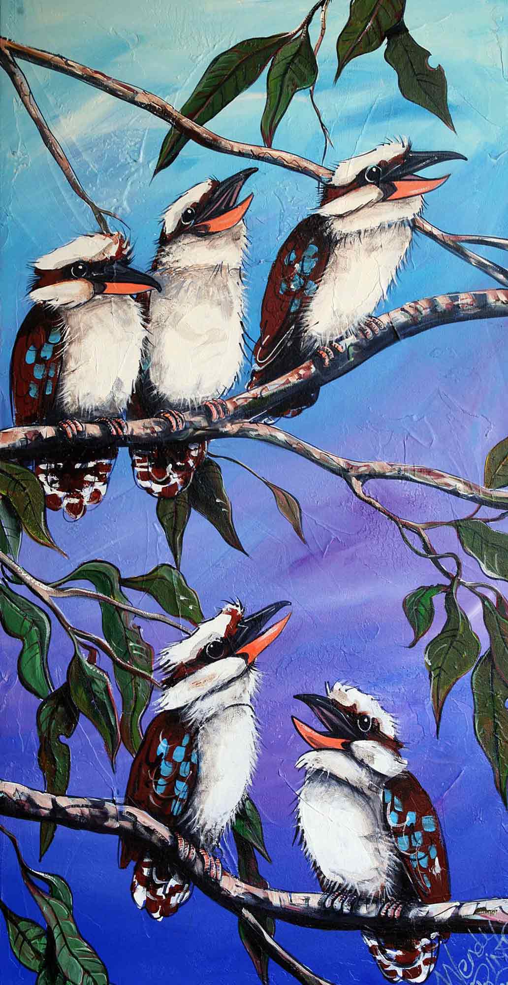 What a Laugh – Canvas Print - Stunned Emu Designs by Wendy Binks
