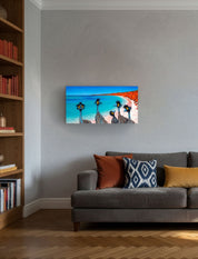 Where the Desert Meets the Ocean – Canvas Print - Stunned Emu Designs by Wendy Binks