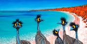 Where the Desert Meets the Ocean – Canvas Print - Stunned Emu Designs by Wendy Binks