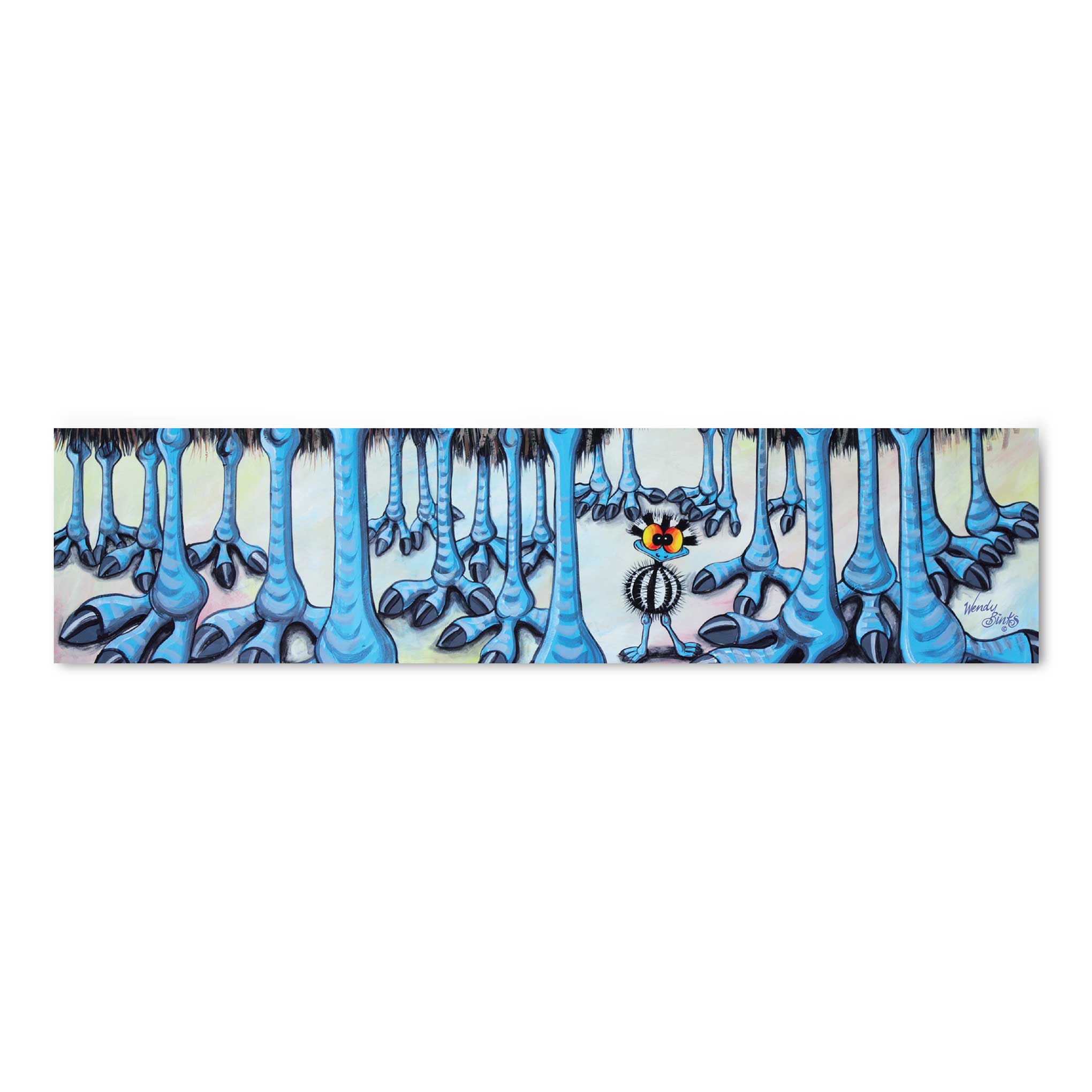 Where’s Stripey? – Bookmark - Stunned Emu Designs by Wendy Binks