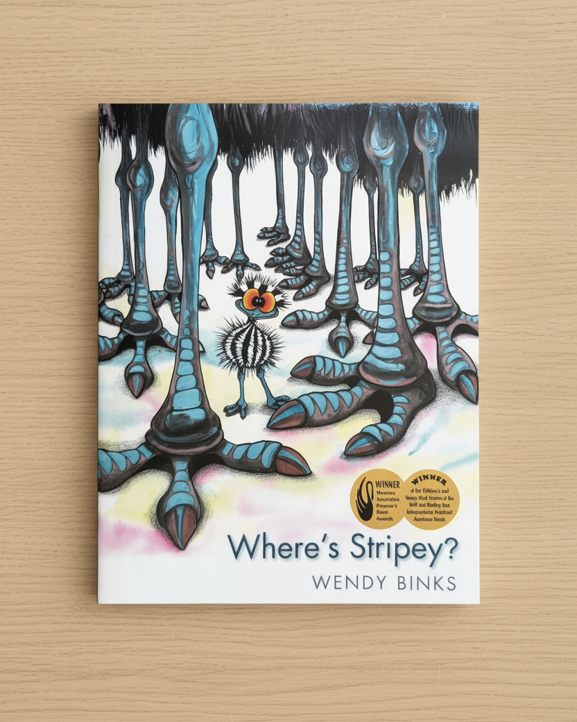 Where’s Stripey? – Children's Book - Stunned Emu Designs by Wendy Binks