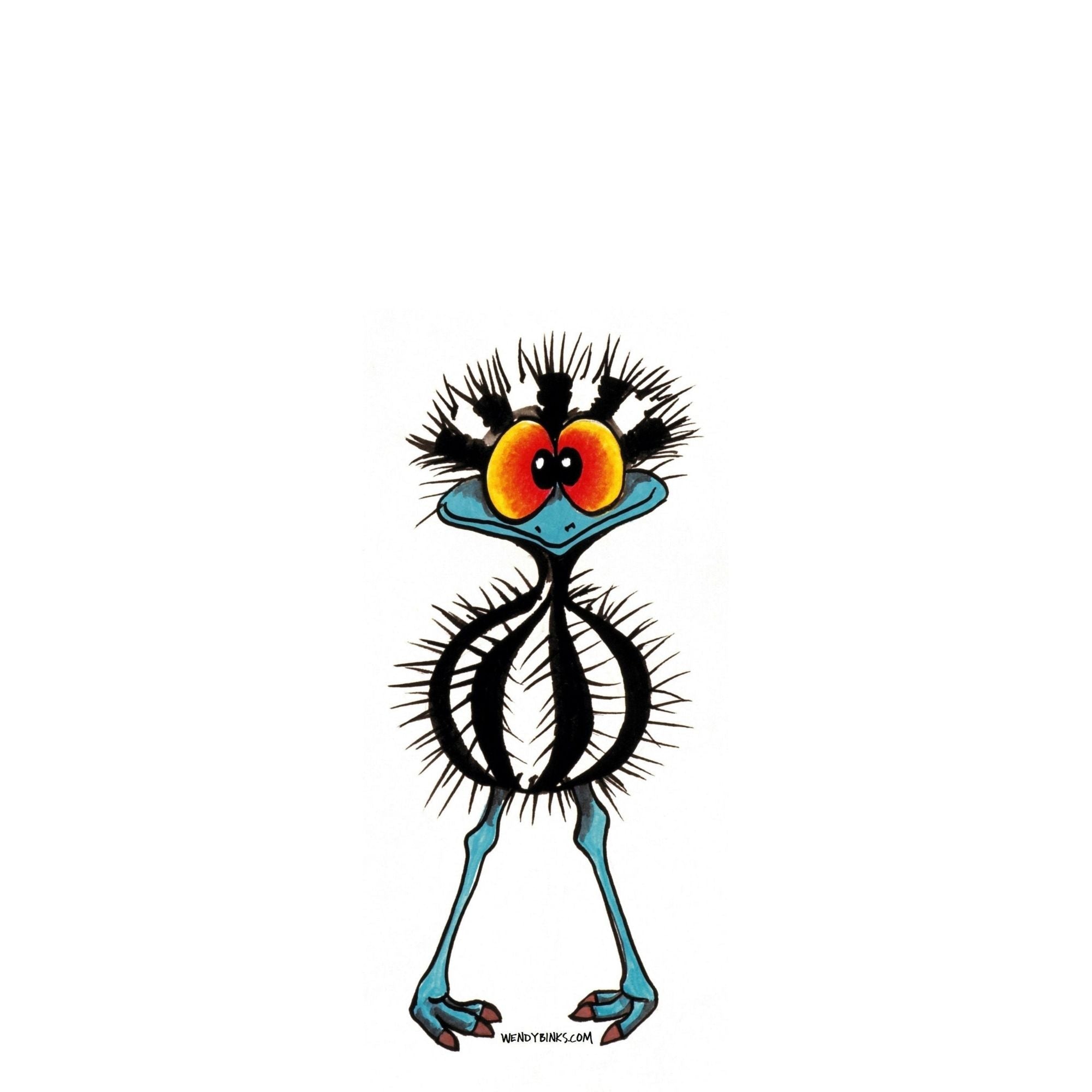 Where’s Stripey? – Decal - Stunned Emu Designs by Wendy Binks