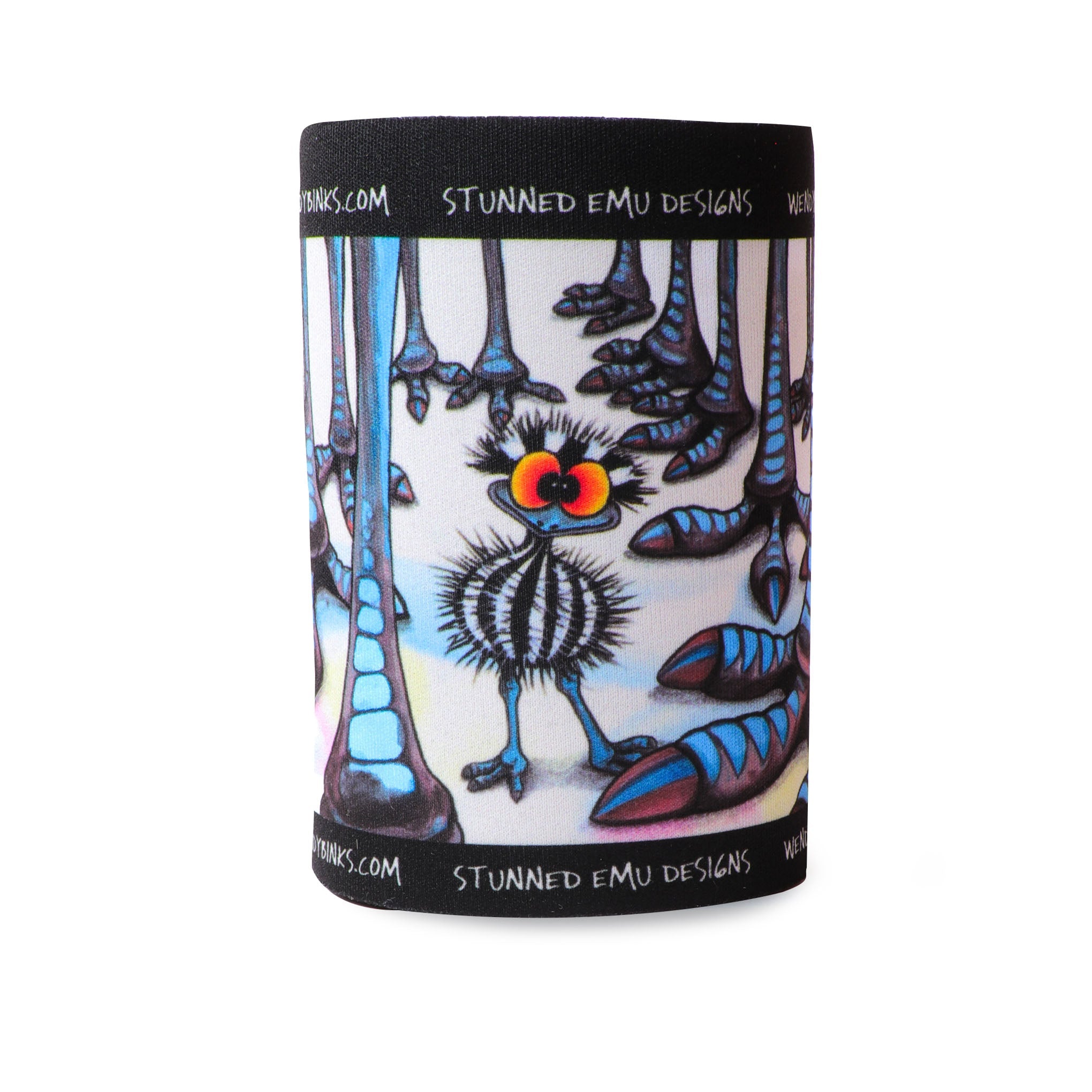 Where’s Stripey? – Drink Holder - Stunned Emu Designs by Wendy Binks