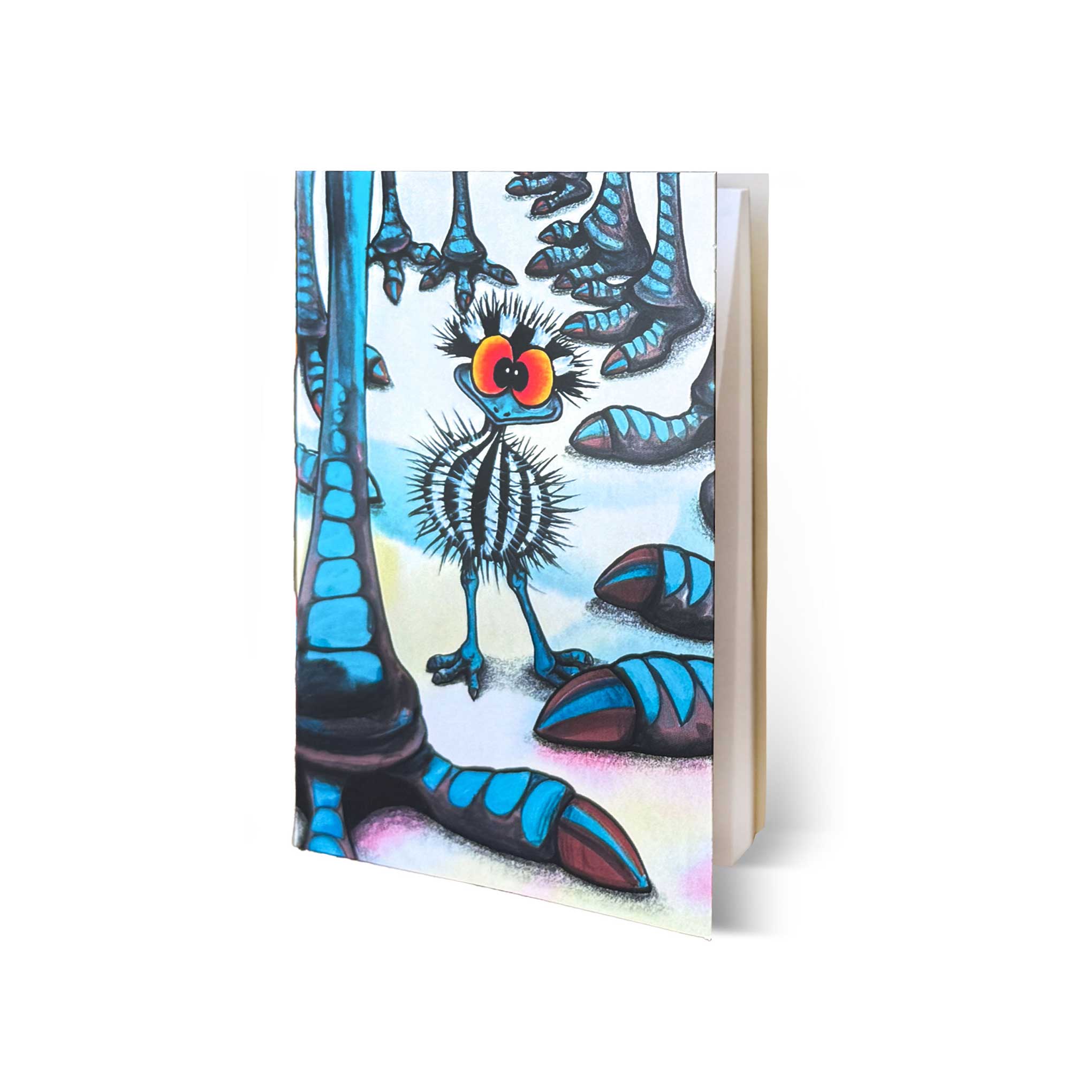 Where’s Stripey? – Notepad - Stunned Emu Designs by Wendy Binks