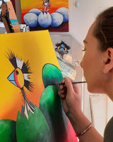 Stripey Hatching painting workshop – Wed 12 Aug