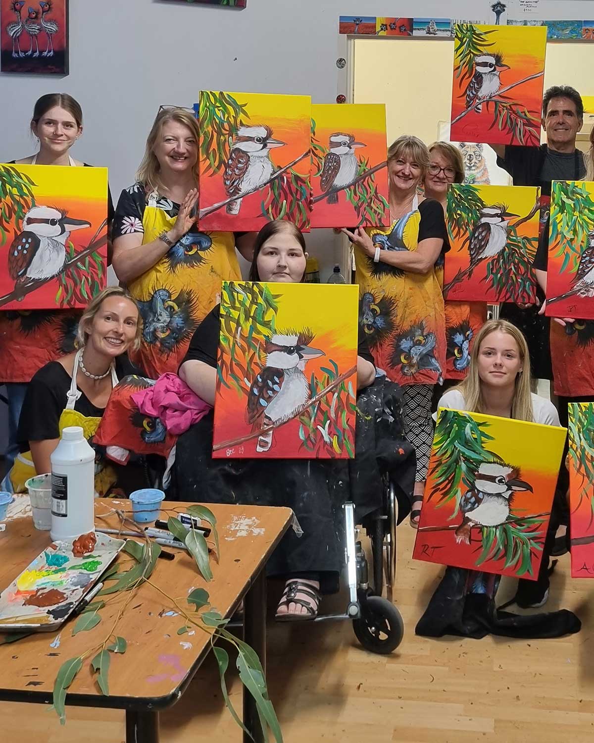 Kookaburra painting workshop – Sat 5 Sep